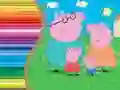 Spil Malebog for Peppa Gris online