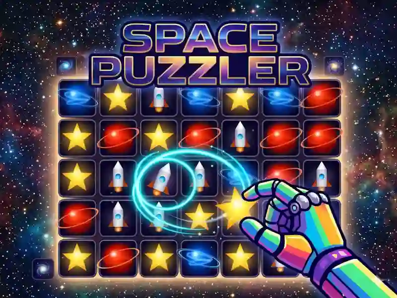 Spil Space Puzzler online