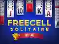 Spil Freecell Solitaire Blå online Spil Freecell Solitaire Blå online