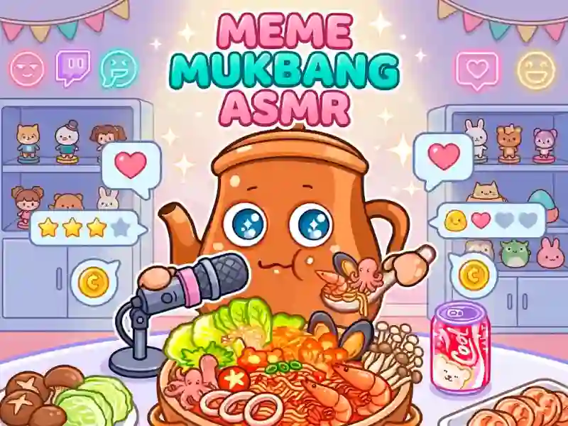 Spil Meme Mukbang ASMR Game online