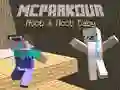 Spil MCParkour Noob og Noob Baby online