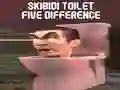 Spil Skibidi Toilet Fem Forskelle online