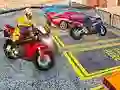 Spil Tung Cykel Parkeringsspil i Byen 3D online