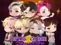 Spil BTS Chibi Klørmaskine online
