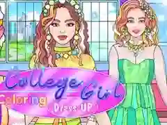 Spil Farvelægning og Klædning af Universitetspige online Spil Farvelægning og Klædning af Universitetspige online