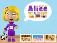 Spil Alice's Verden: Dele af Huset online Spil Alice's Verden: Dele af Huset online