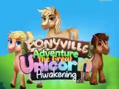 Spil Ponyville Eventyr: Den Store Enhorning Vækning online