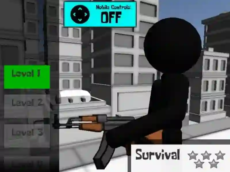 Spil Stickman pistol shooter 3d online