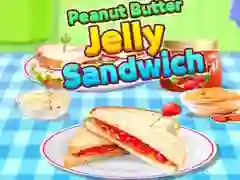 Spil Sandwich med peanut butter og syltetøj online