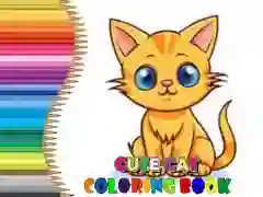 Spil Sød Kat Malebog online