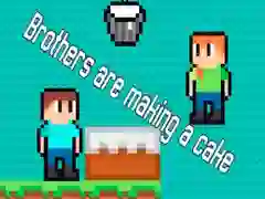 Spil Brødre laver en kage online Spil Brødre laver en kage online