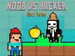 Spil Noob vs Hacker Guldæble online