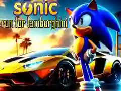 Spil Sonic Løb for Lamborghini online Spil Sonic Løb for Lamborghini online
