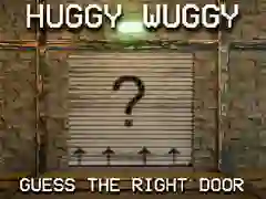 Spil Huggy Wuggy Gæt den rigtige dør online