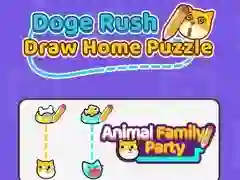Spil Doge Rush: Tegn Hjemmepuzzle online