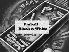 Spil Pinball Sort og Hvid online