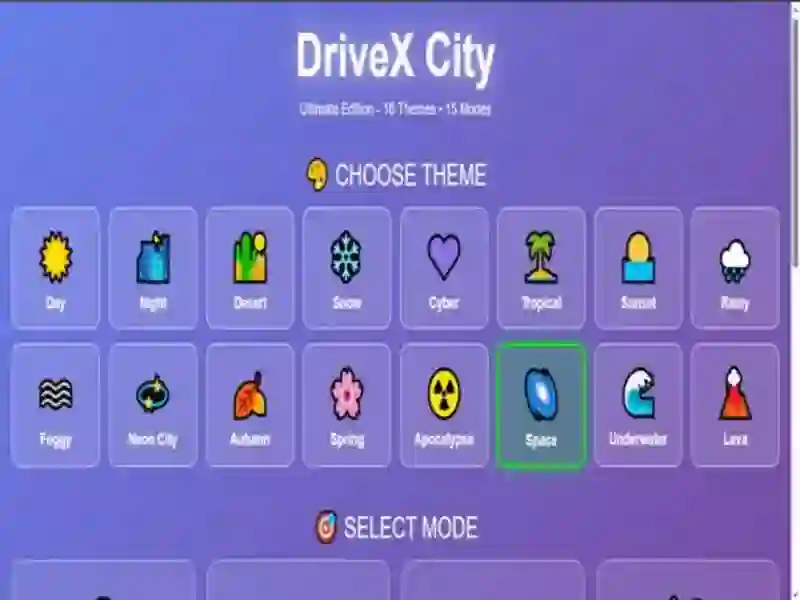 Spil DriveX City online