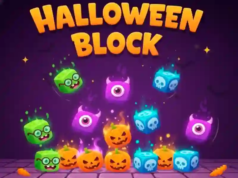 Spil Halloween blok online