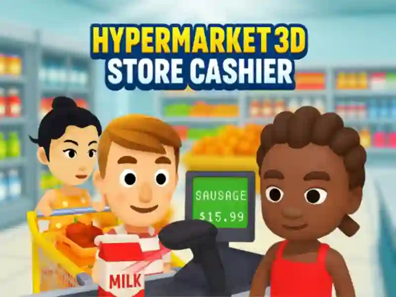 Spil Hypermarked 3D: Butikskasserer online