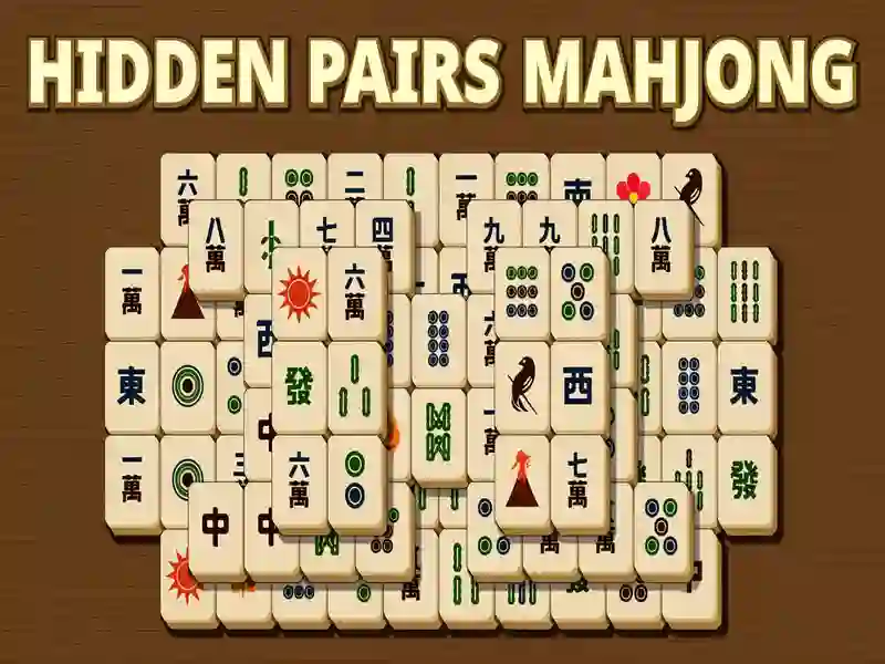 Spil Skjulte par Mahjong online