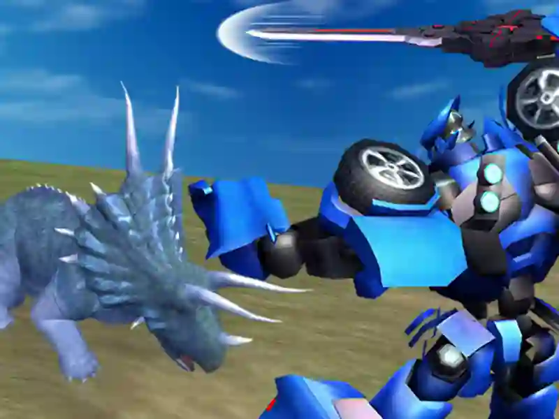 Spil Jurassic Dinosaur Mech Battle online