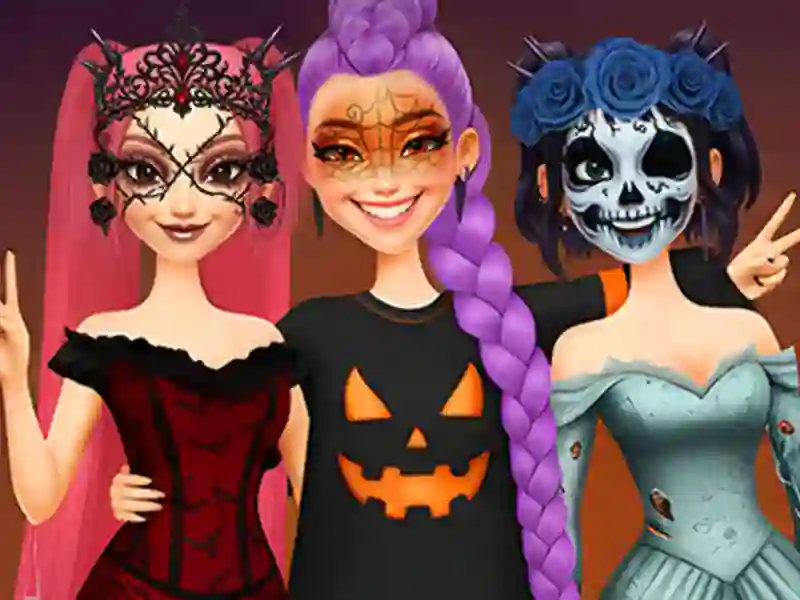 Spil K Pop Halloween Dress Up online