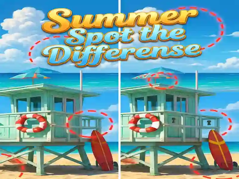 Spil Summer Spot the Differense online