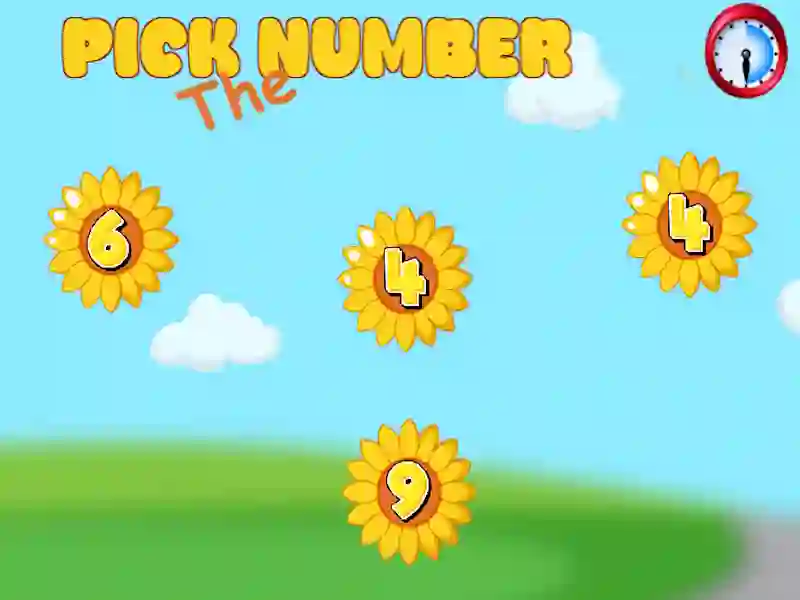 Spil Vælg nummeret online