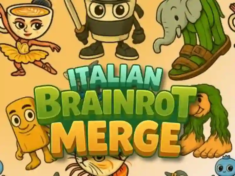Spil Italiensk Brainrot Merge online Spil Italiensk Brainrot Merge online