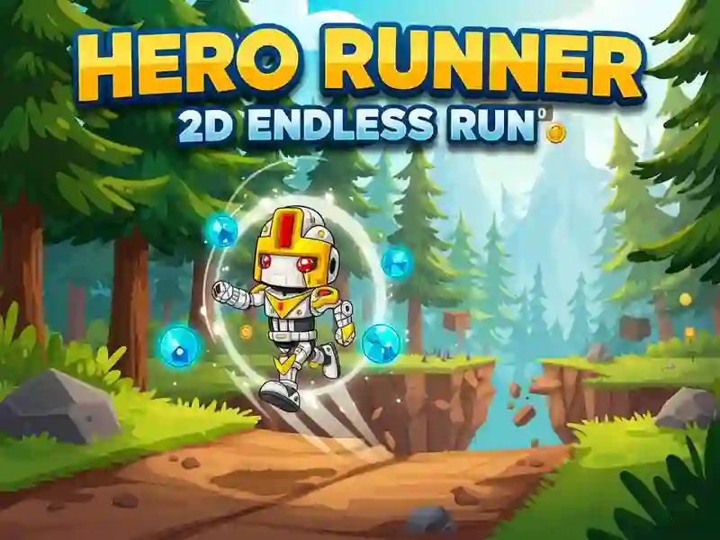 Spil Hero Runner 2D Endless Run online