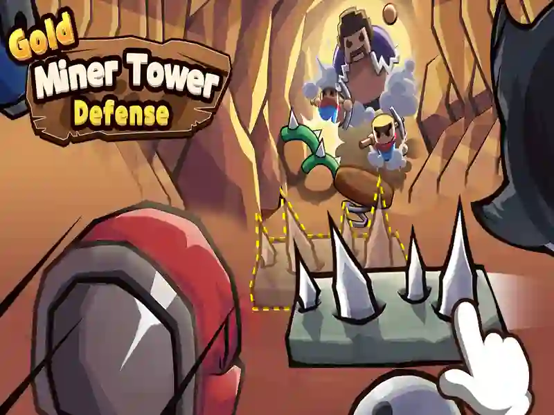 Spil Gold Miner Tower Defense online