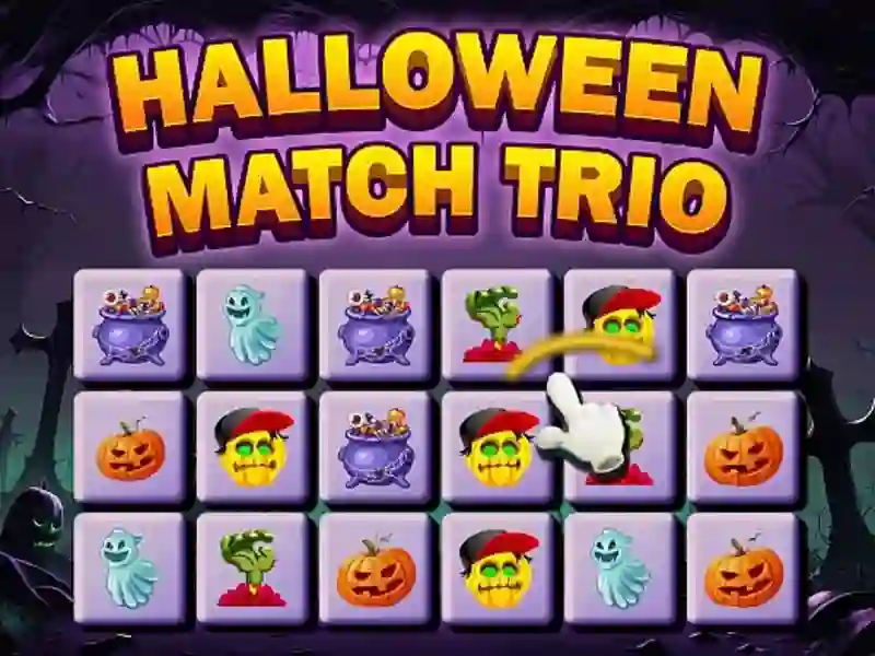 Spil Halloween Match Trio online Spil Halloween Match Trio online