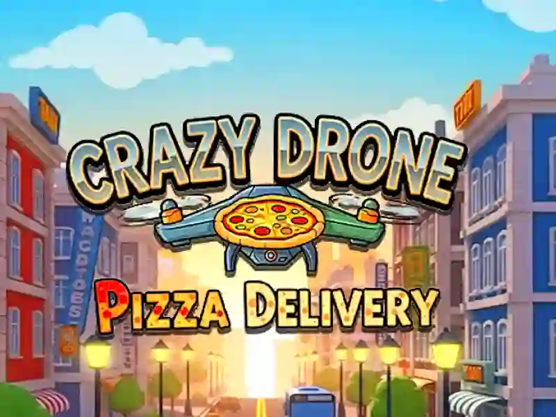 Spil Crazy Drone Pizza levering online
