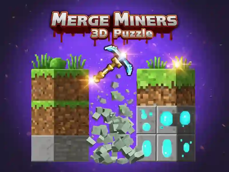 Spil Merge Miners 3D-puslespil online