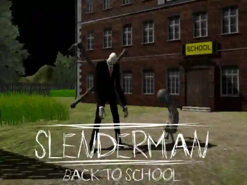Spil Slenderman tilbage til skolen online