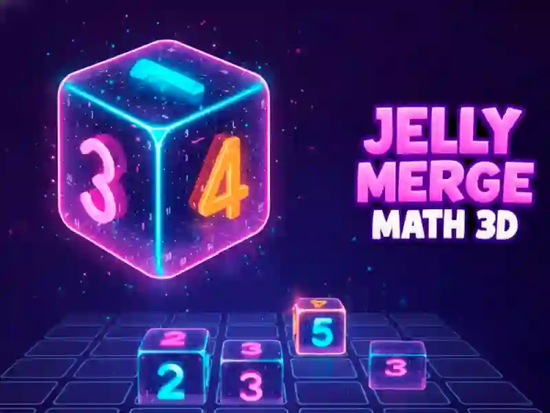 Spil Jelly Merge Math 3D online