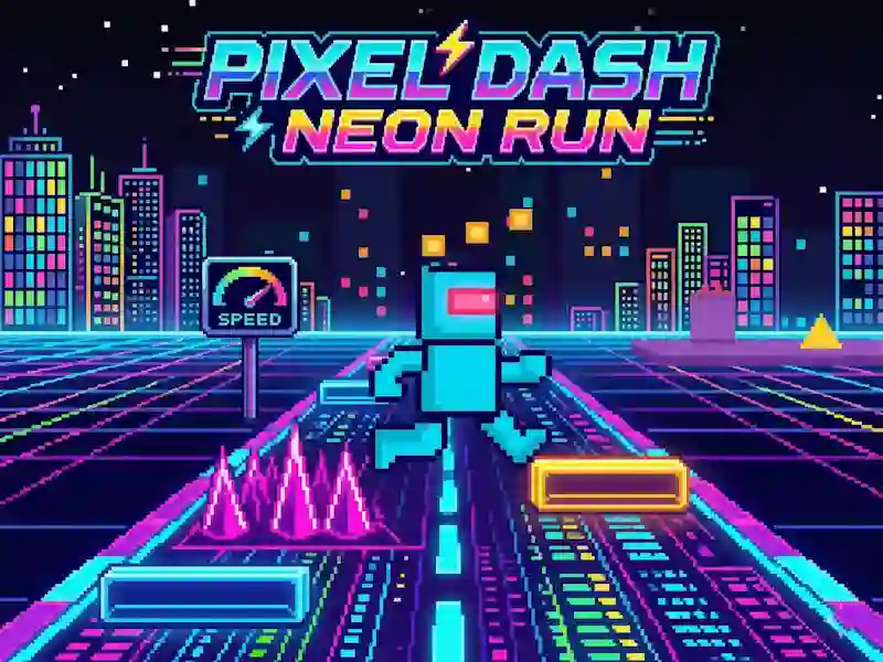 Spil Pixel Dash Neon Run online
