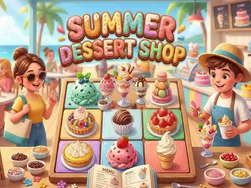 Spil Sommer dessert butik online