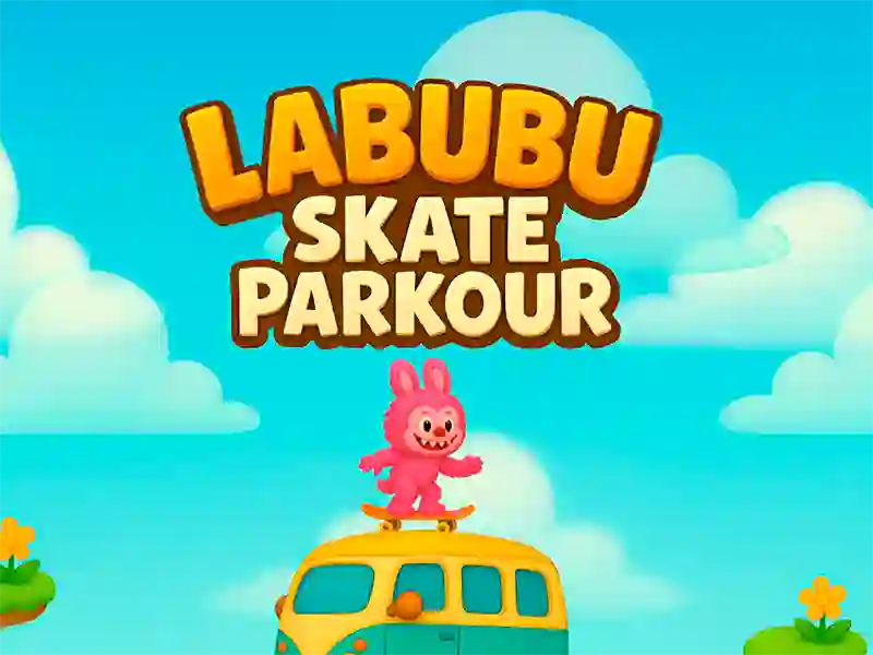 Spil Labubu Skate Parkour online Spil Labubu Skate Parkour online