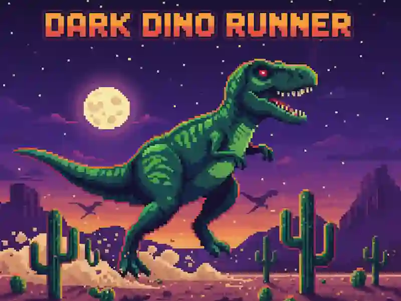 Spil Mørk Dino Runner online