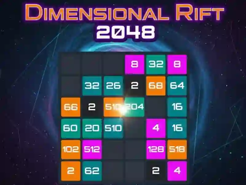 Spil Dimensional Rift 2048 online