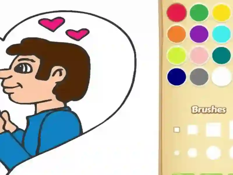 Spil Elsker farvelægning til børn online