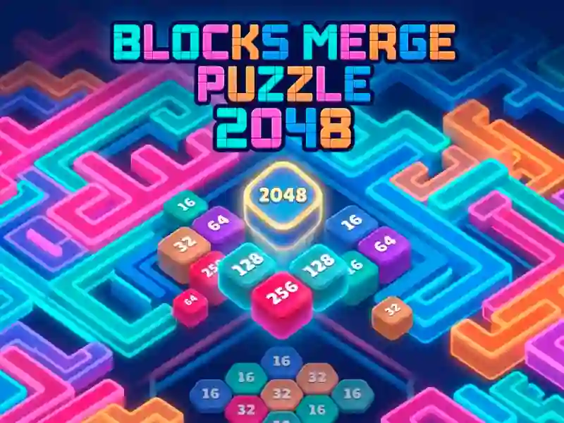 Spil Blocks Merge Puzzle 2048 online