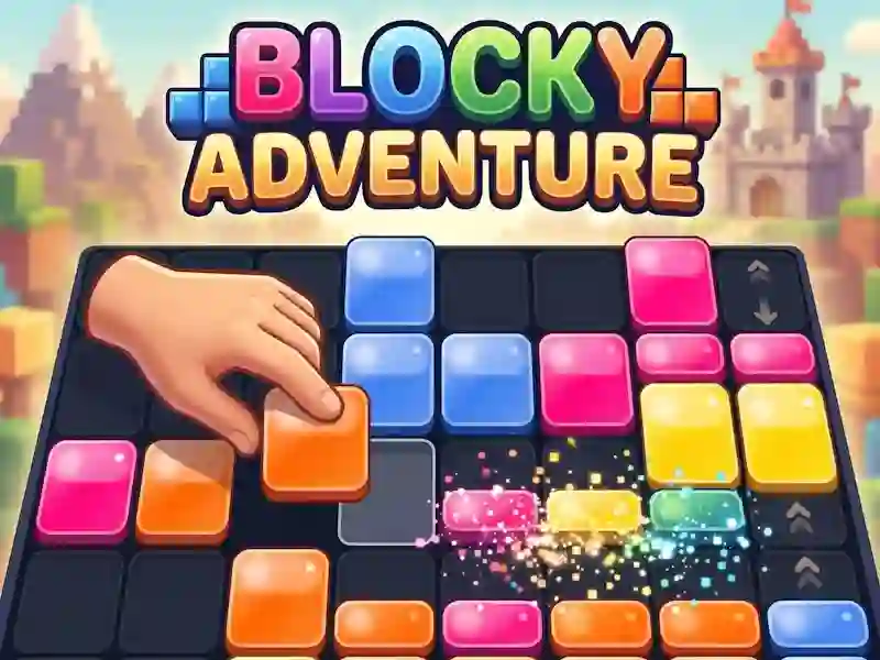 Spil Blocky adventure online