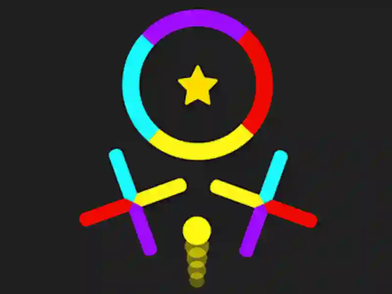 Spil Kuglehopp skifter farverne online