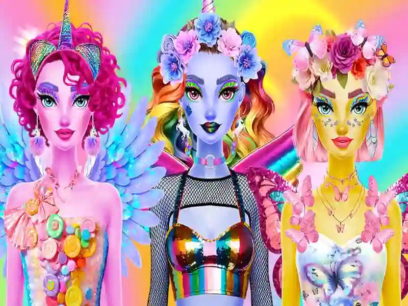 Spil Blændende divaer makeup online Spil Blændende divaer makeup online