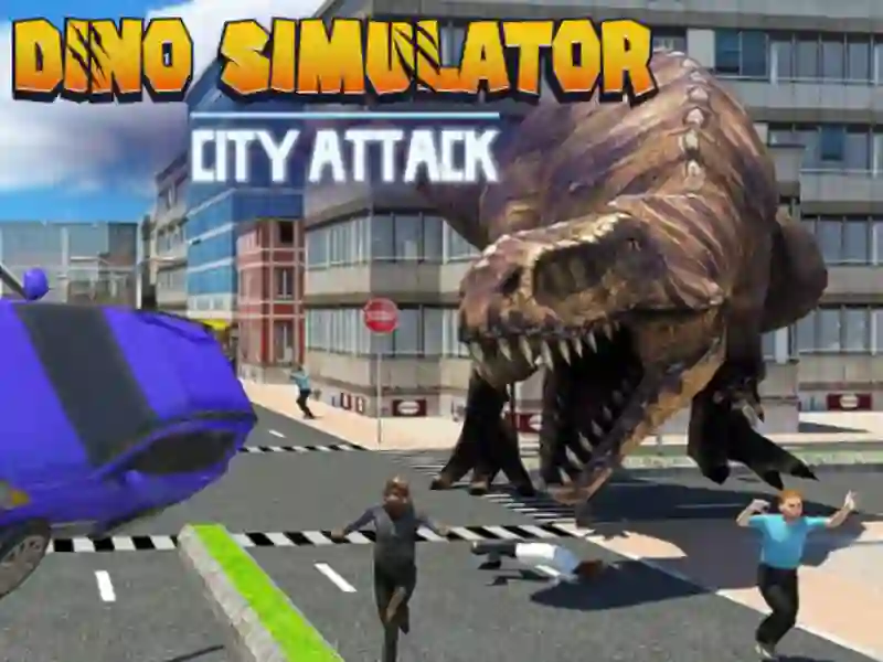 Spil Dino Simulator City Attack online