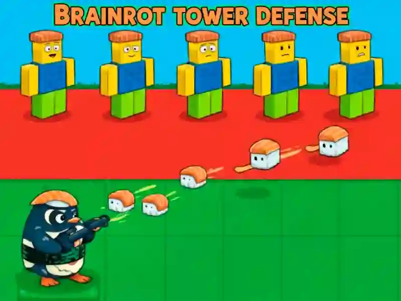 Spil Brainrot Tower Defense online