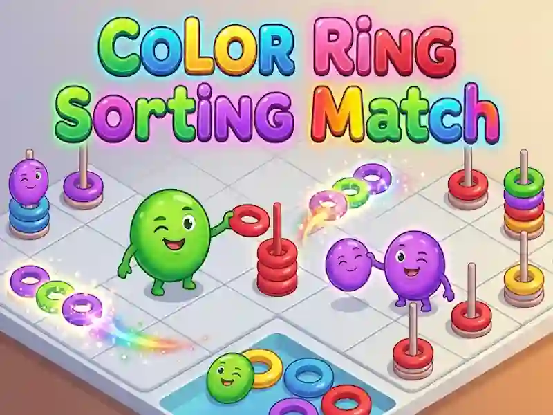 Spil Color Ring Sorting Match online