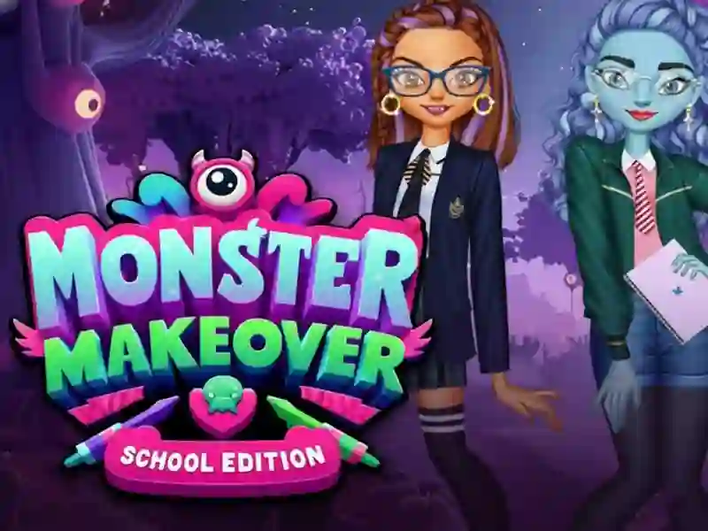 Spil Monster Makeover School Edition online